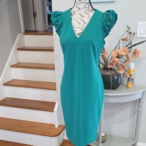 Calvin Klein Teal Mini Dress